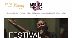 Desktop Screenshot of africa-in-motion.org.uk