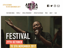 Tablet Screenshot of africa-in-motion.org.uk